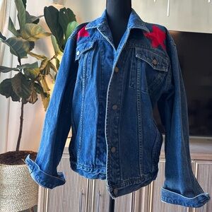 Vintage Rock Creek jacket - red fringe and stars